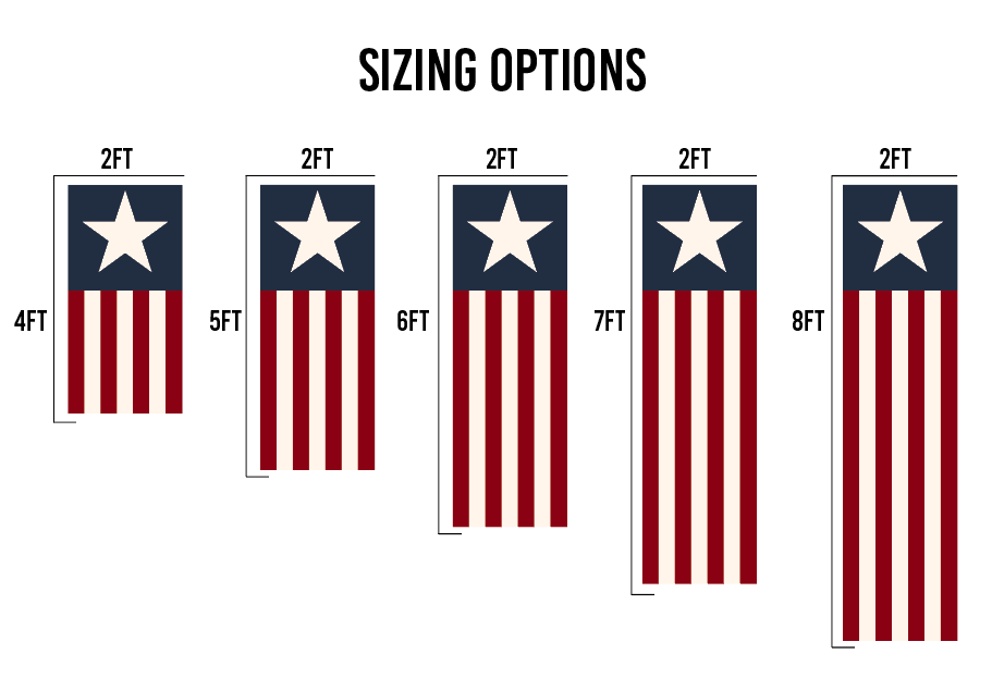 Vertical 4th of July Banners