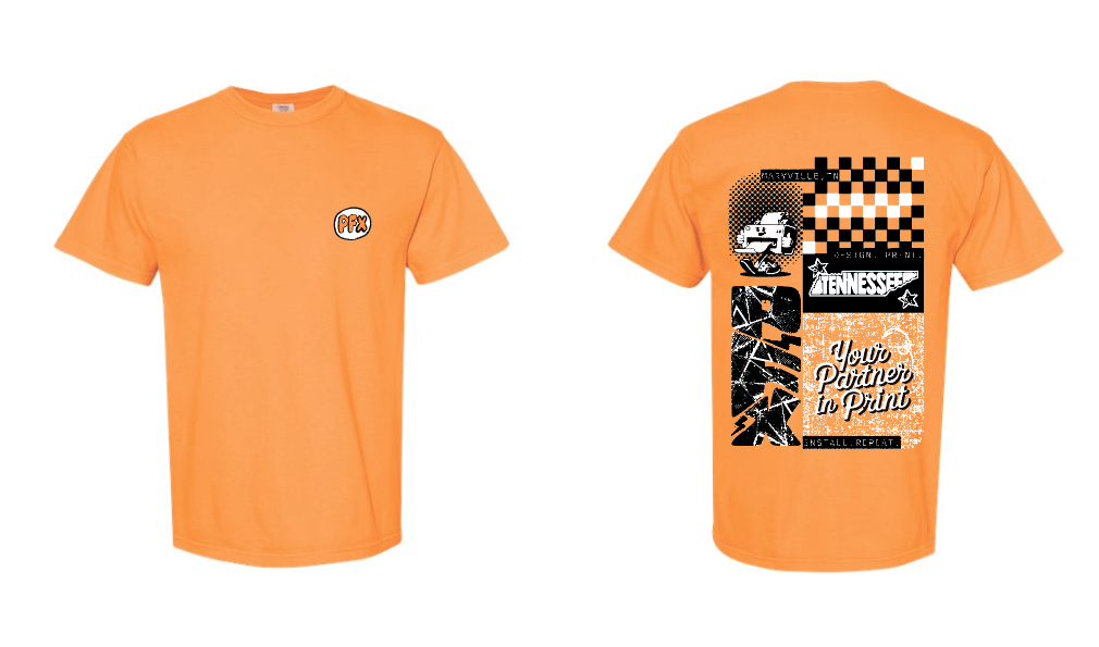 Print FX Grid Tshirt